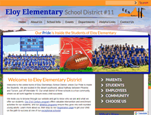Tablet Screenshot of eloyesd.org